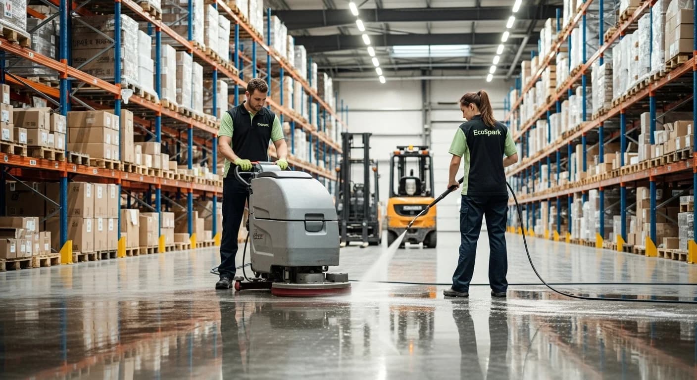 Warehouse & Industrial Cleaning in Wagga Wagga NSW by Eco Spark Facility Services